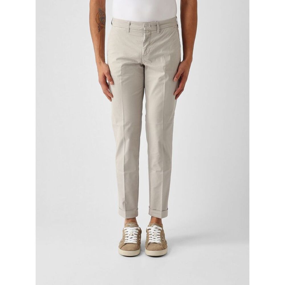 Fay Men Fay Slim Fit Stretch Cotton Trousers